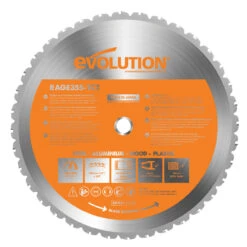 Evolution R355 TCT Multi Purpose Circular Saw Blade 355 X 25.4mm X 36T