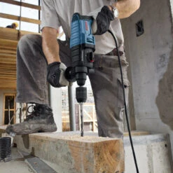 Bosch GBH220D SDS+ Rotary Hammer 2kg In Case With 1 Chisel + 3 Drills (240V) -Optimal Tool Store 5b029b88c3a6660178c96274 19834.1673626881