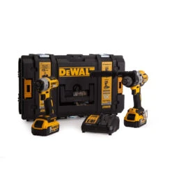 Dewalt DCK276P2 18V XR Combi Drill & Impact Driver Twin Pack (2 X 5.0Ah Batteries) In Toughsystem