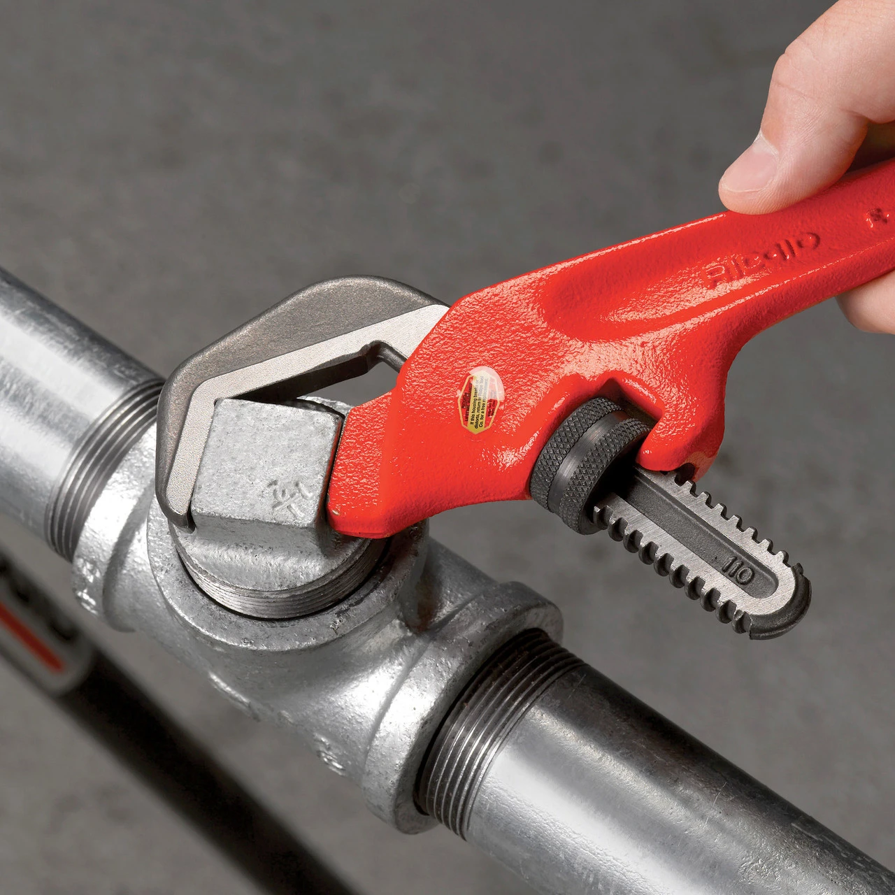 Ridgid E110 Offset Hex Pipe Wrench 9. 1/2 Inch / 240mm 6 Ridgid E110 Offset Hex Pipe Wrench 9. 1/2 Inch / 240mm - Image 4