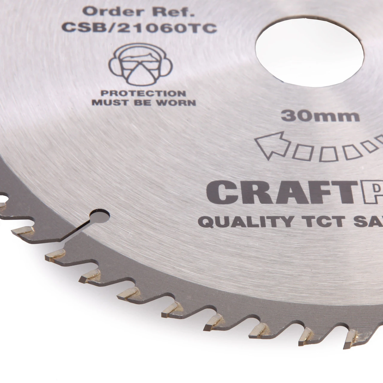Trend CSB/21060TC CraftPro Saw Blade 210mm X 30mm X 60T 5 Trend CSB/21060TC CraftPro Saw Blade 210mm X 30mm X 60T - Image 3