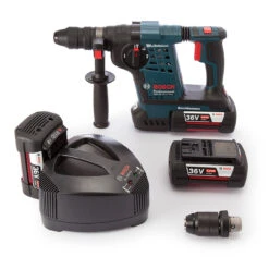 Bosch GBH36VF-LI Plus SDS Plus Hammer Drill (3 X 4.0Ah Batteries) -Optimal Tool Store 5b029bd5c3a6660178c9a640 51483.1671624945