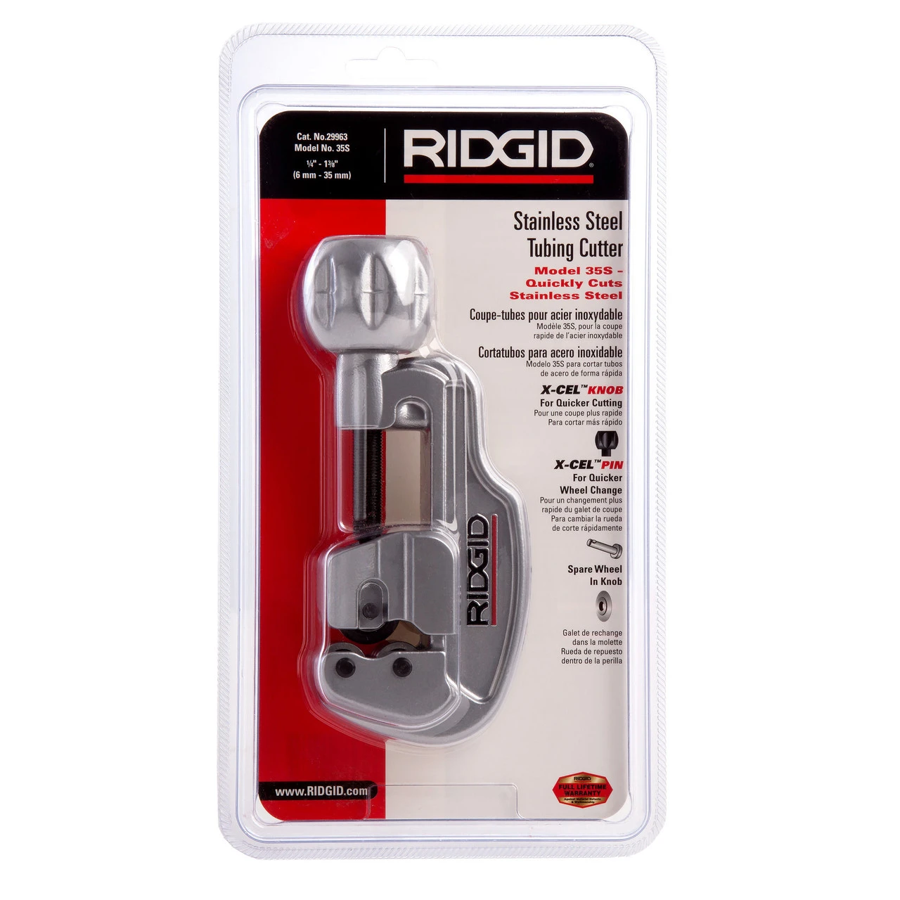 Ridgid 35S Stainless Steel Tubing Cutter 5mm-35mm 7 Ridgid 35S Stainless Steel Tubing Cutter 5mm-35mm - Image 5