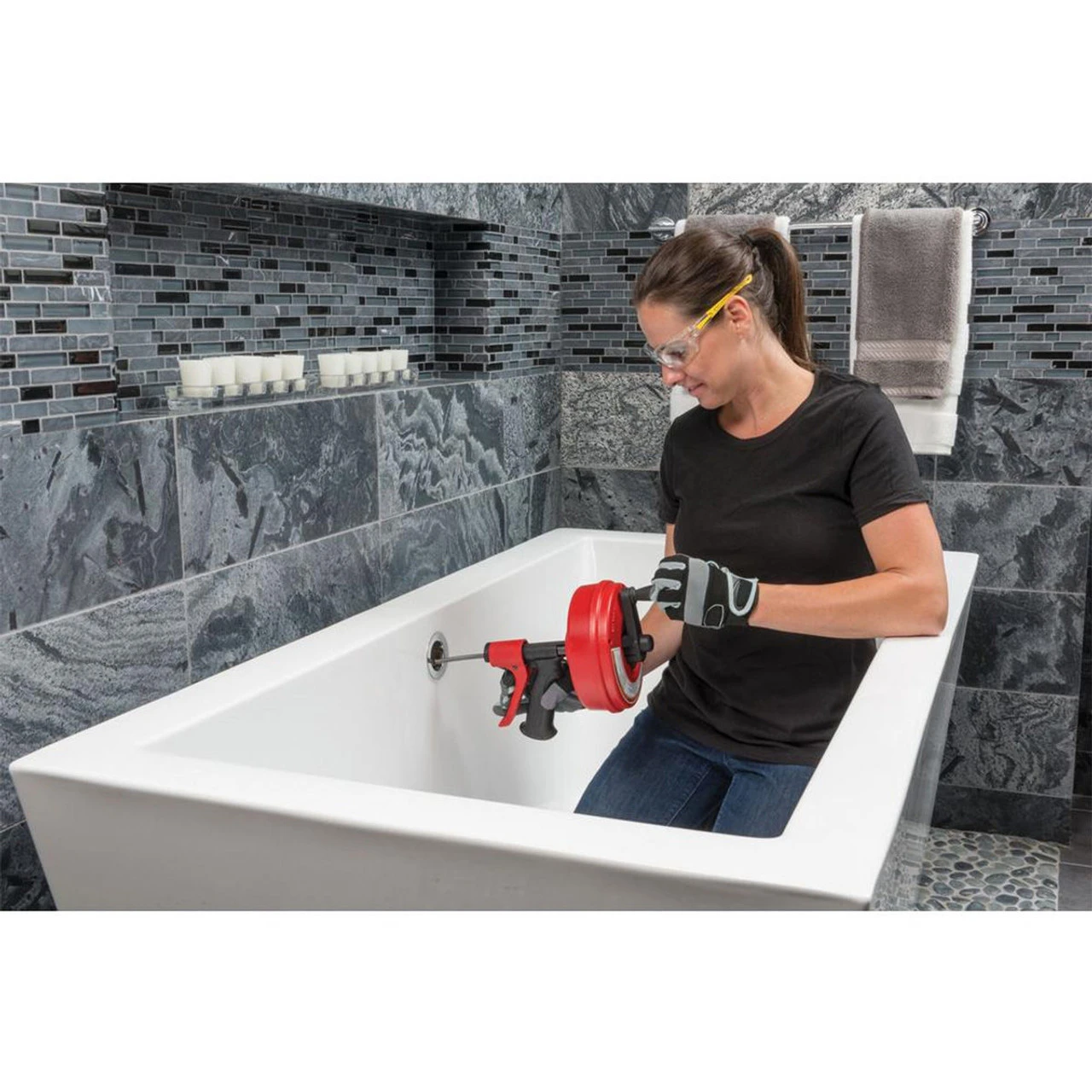 Ridgid 57043 Power Spin + Drain Cleaner With Autofeed Trigger 8 Ridgid 57043 Power Spin + Drain Cleaner With Autofeed Trigger - Image 6