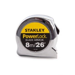 Stanley 0-33-526 Powerlock Metric/Imperial Tape Measure With Blade Armor 8m -Optimal Tool Store 5b029c0cc3a6660178c9c89c 47960.1583489186