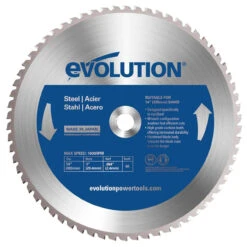 Evolution M355TCT-66CS Circular Saw Blade For Steel 355 X 25.4mm X 66T