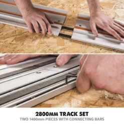 Evolution ST2800 Circular Saw Track 1400mm (Pack Of 2) -Optimal Tool Store 5c0f8760caefae144200001e 68753.1640082975