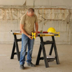 Stanley STST1-70559 2 Way Adjustable Saw Horse Twin Pack -Optimal Tool Store 5c9b7fee166b2379760000d2 60807.1583490299