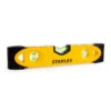 Stanley 230mm / 9" Shock Proof Magnetic Torpedo Level 3 Vials (0-43-511) -Optimal Tool Store 5caf3e1e91b03b54e1000089 66696.1583490319
