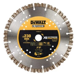 Dewalt DT40260 XR Flexvolt Diamond Blade Extreme Runtime 230mm X 22mm