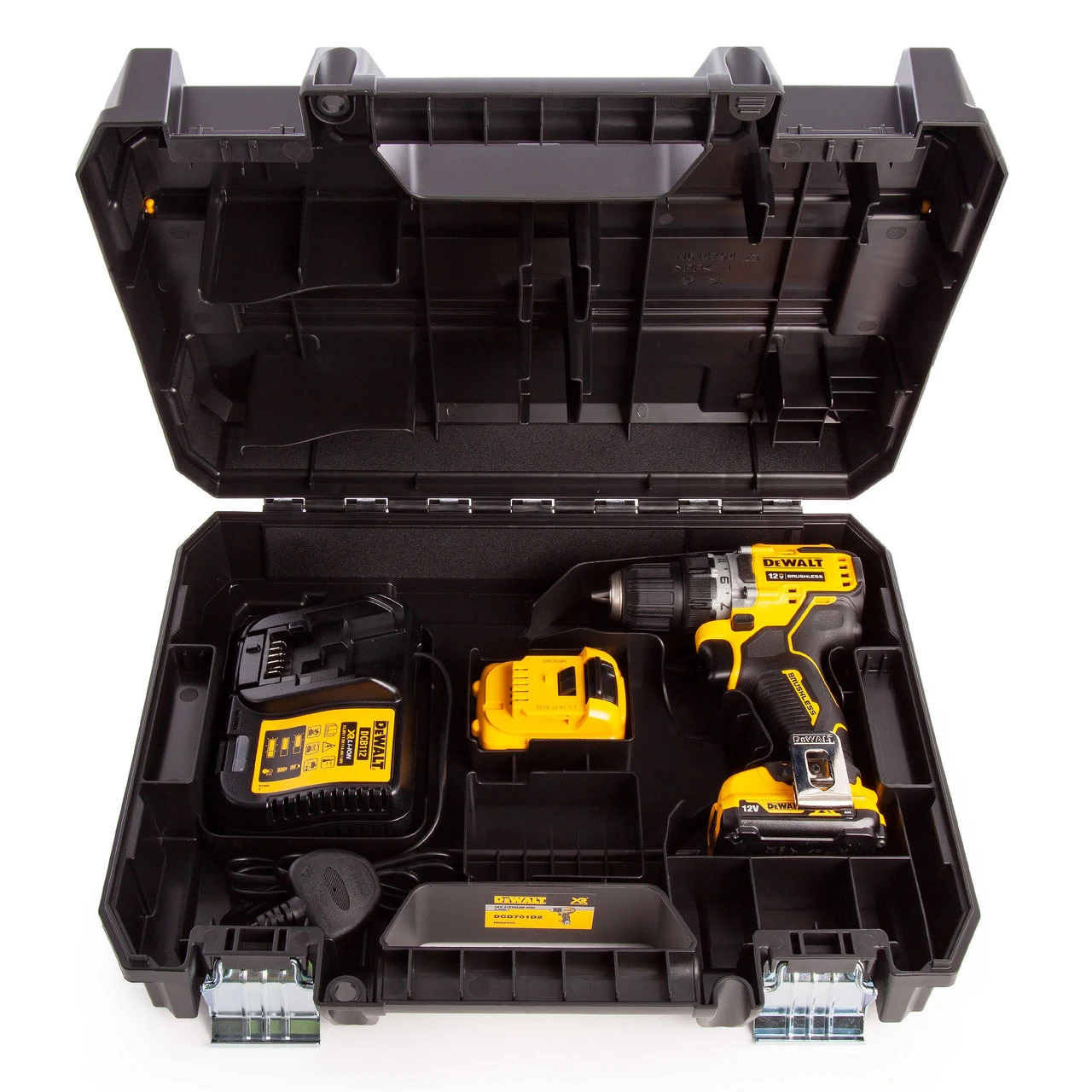 Dewalt DCD701 12V XR Brushless Sub-Compact Drill Driver (2 X 2.0Ah Batteries) 5 Dewalt DCD701 12V XR Brushless Sub-Compact Drill Driver (2 X 2.0Ah Batteries) - Image 3