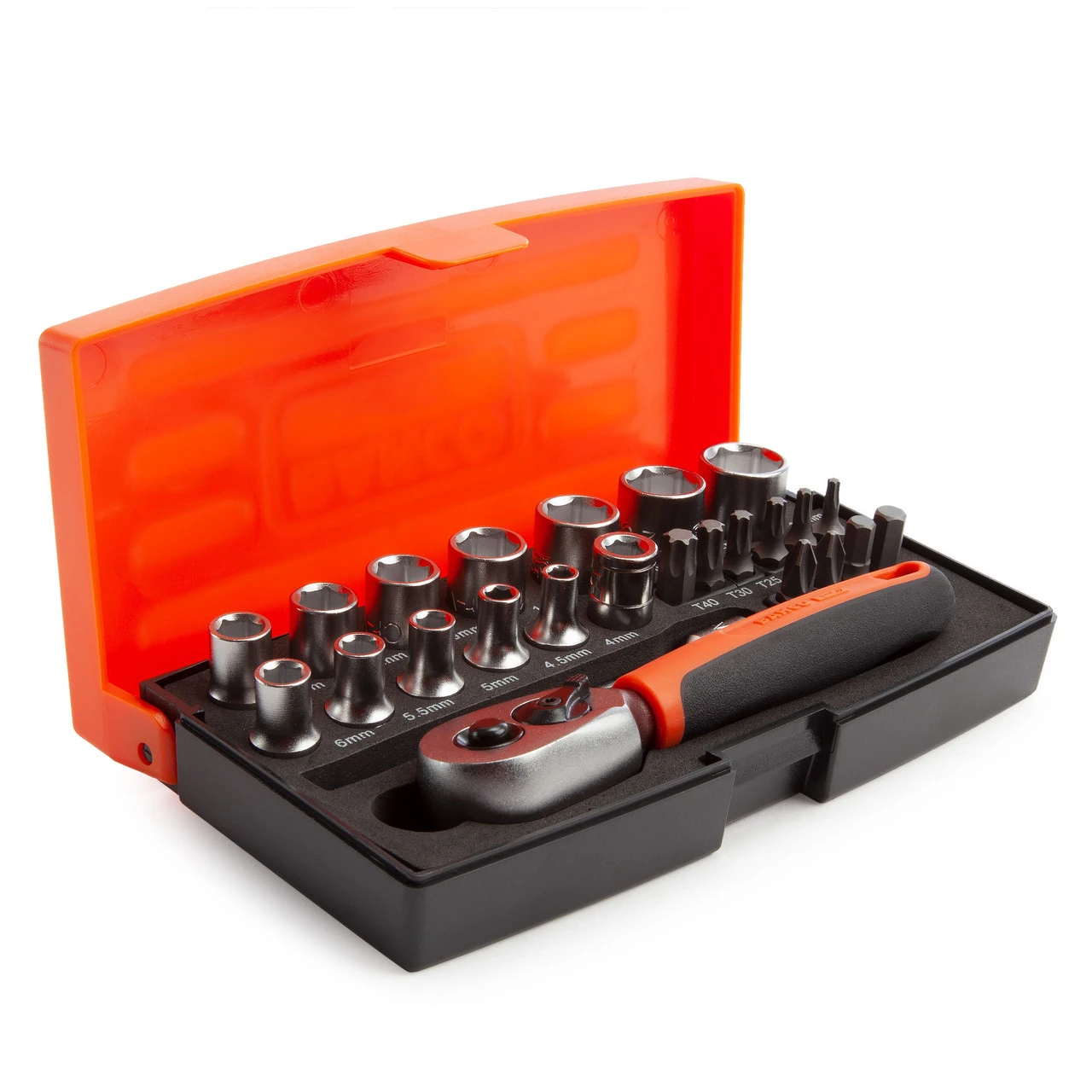 Bahco SL25 1/4" Square Drive Metric Bit And Socket Set (25 Piece) 3 Bahco SL25 1/4" Square Drive Metric Bit And Socket Set (25 Piece)