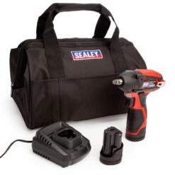 Sealey CP1204KIT 12V 3/8" Impact Wrench (2 X 1.5Ah Batteries)