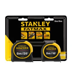 Stanley FMHT81745-0 FatMax Metric/Imperial Classic Tape Measure Twin Pack (5m & 8m) -Optimal Tool Store file input 1578557422698 81825.1583490529