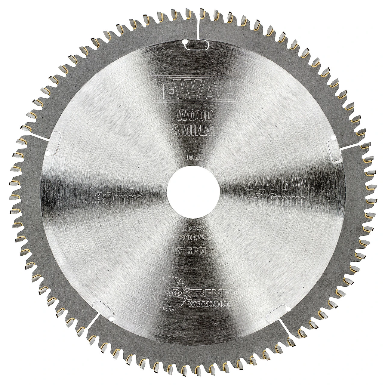 Dewalt DT4286 Extreme Workshop Multi Purpose Saw Blade 216 X 30mm X 80T 3 Dewalt DT4286 Extreme Workshop Multi Purpose Saw Blade 216 X 30mm X 80T