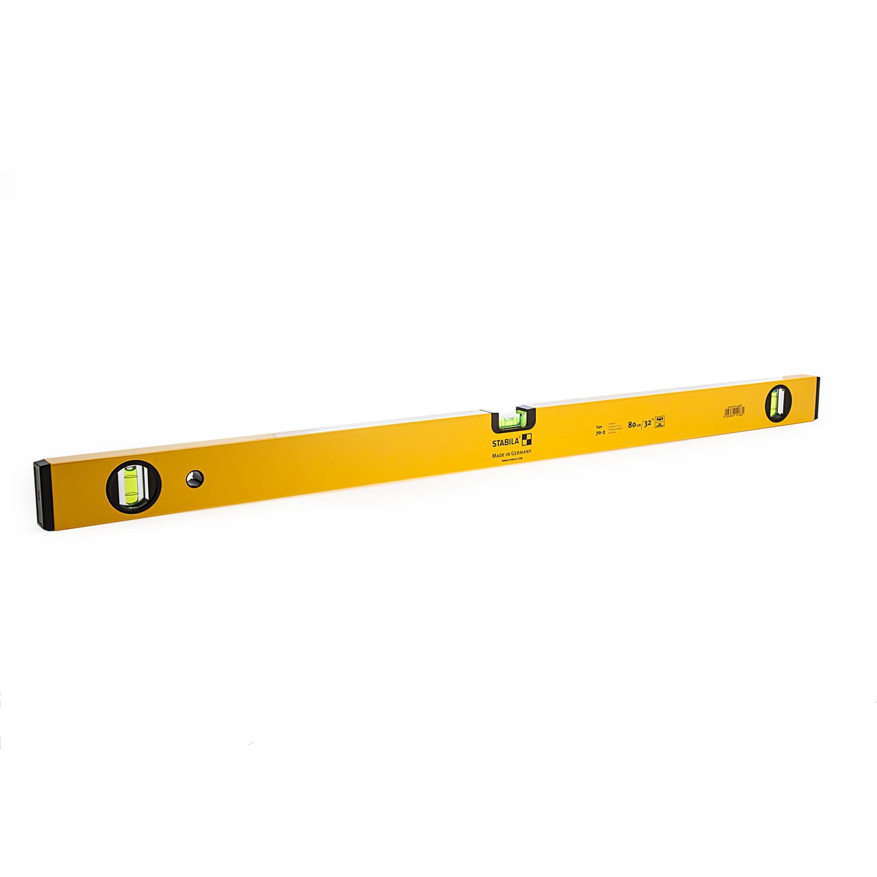 Stabila 800mm / 32" Spirit Level Type 70-2 3 Vials (14188 / STB70-2-80) 3 Stabila 800mm / 32" Spirit Level Type 70-2 3 Vials (14188 / STB70-2-80)