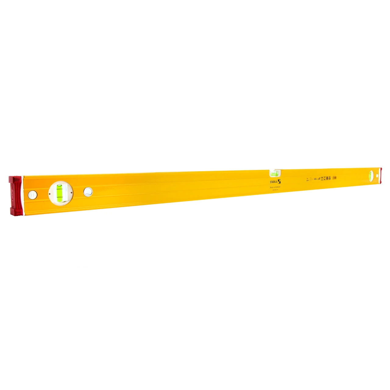 Stabila 1220mm / 48" Spirit Level Type 96-2 3 Vials (15229 / STB96-2-120) 3 Stabila 1220mm / 48" Spirit Level Type 96-2 3 Vials (15229 / STB96-2-120)