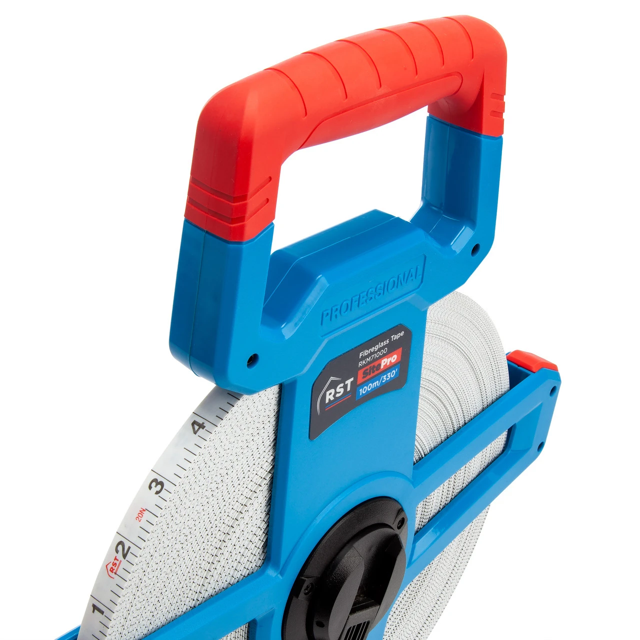 RST RKM71000 Metric/Imperial Fibreglass Open Framed Tape Measure 100m 6 RST RKM71000 Metric/Imperial Fibreglass Open Framed Tape Measure 100m - Image 4