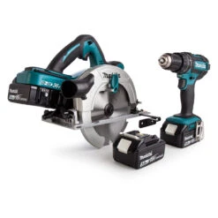 Makita DLX2140PTJ 18/36V Circular Saw & Combi Drill Twin Pack (4 X 5.0Ah Batteries) -Optimal Tool Store file input 1611225808590 09105.1611225810