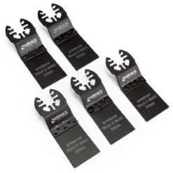 Abracs MTWM3405 Multi Tool Blades For Wood And Metal 34mm (Pack Of 5)