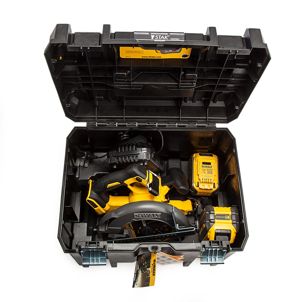 Dewalt DCS578T2 54V XR FlexVolt 190mm Brushless Circular Saw (2 X 6.0Ah Batteries) In TSTAK Box 5 Dewalt DCS578T2 54V XR FlexVolt 190mm Brushless Circular Saw (2 X 6.0Ah Batteries) In TSTAK Box - Image 3