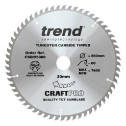 Trend CSB/250/3PK CraftPro Saw Blade 250mm X 48T+60T+84T (Pack Of 3) -Optimal Tool Store file input 1630318831772 28021.1630318834