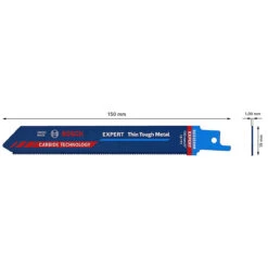 Bosch S922EHM Expert Thin Metal Reciprocating Blade 150mm -Optimal Tool Store file input 1631284371562 96106.1631284373