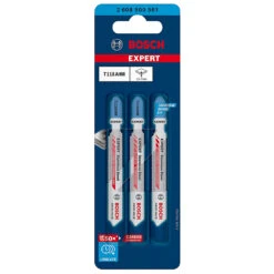Bosch T118AHM Expert 'Stainless Steel' Jigsaw Blades (3 Pack)