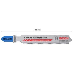 Bosch T118AHM Expert 'Stainless Steel' Jigsaw Blades (3 Pack) -Optimal Tool Store file input 1638205199288 46700.1638205203
