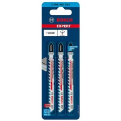 Bosch T141HM Expert ‘Fiber Plaster’ Jigsaw Blades 100mm (3 Pack)