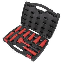 Sealey AK7943 1/2" Sq Drive VDE 6pt WallDrive Socket Set (10 Piece)