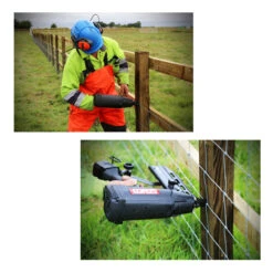 Senco GT40FS 6V Cordless Gas Powered Fencing Stapler 10 Gauge (2 X 1.6Ah Batteries) -Optimal Tool Store file input 1646048816884 81147.1646048818