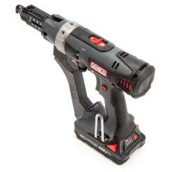 Senco DS522-18V UK Duraspin Brushless Auto-Feed Screwdriver 55mm (2 X 3.0Ah Batteries) -Optimal Tool Store file input 1648032345119 06032.1648032347