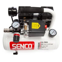 Senco AC4504 Low Noise Compressor And 16Ga Nailer Kit (240V) -Optimal Tool Store file input 1655218598062 61342.1655218600