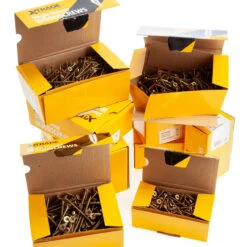 XTrade X0800002 Mixed Single Thread PZ2 Woodscrews (Trade Pack 1400) -Optimal Tool Store file input 1659337378825 34720.1659337381