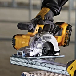 Dewalt DCS373P2 18V XR 140mm Metal Cutting Circular Saw (2 X 5.0Ah Batteries) In TSTAK Box -Optimal Tool Store file input 1660569574031 65246.1660569576