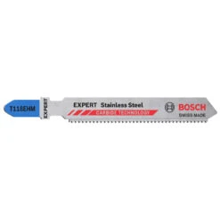 Bosch T118EHM Expert 'Stainless Steel' Jigsaw Blades (3 Pack)