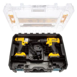 Dewalt DCK211D2T 12V Twin Pack - DCD710 Drill Driver + DCF815 Impact Driver (2 X 2.0Ah Batteries) -Optimal Tool Store file input 1664883448123 71888.1664883450