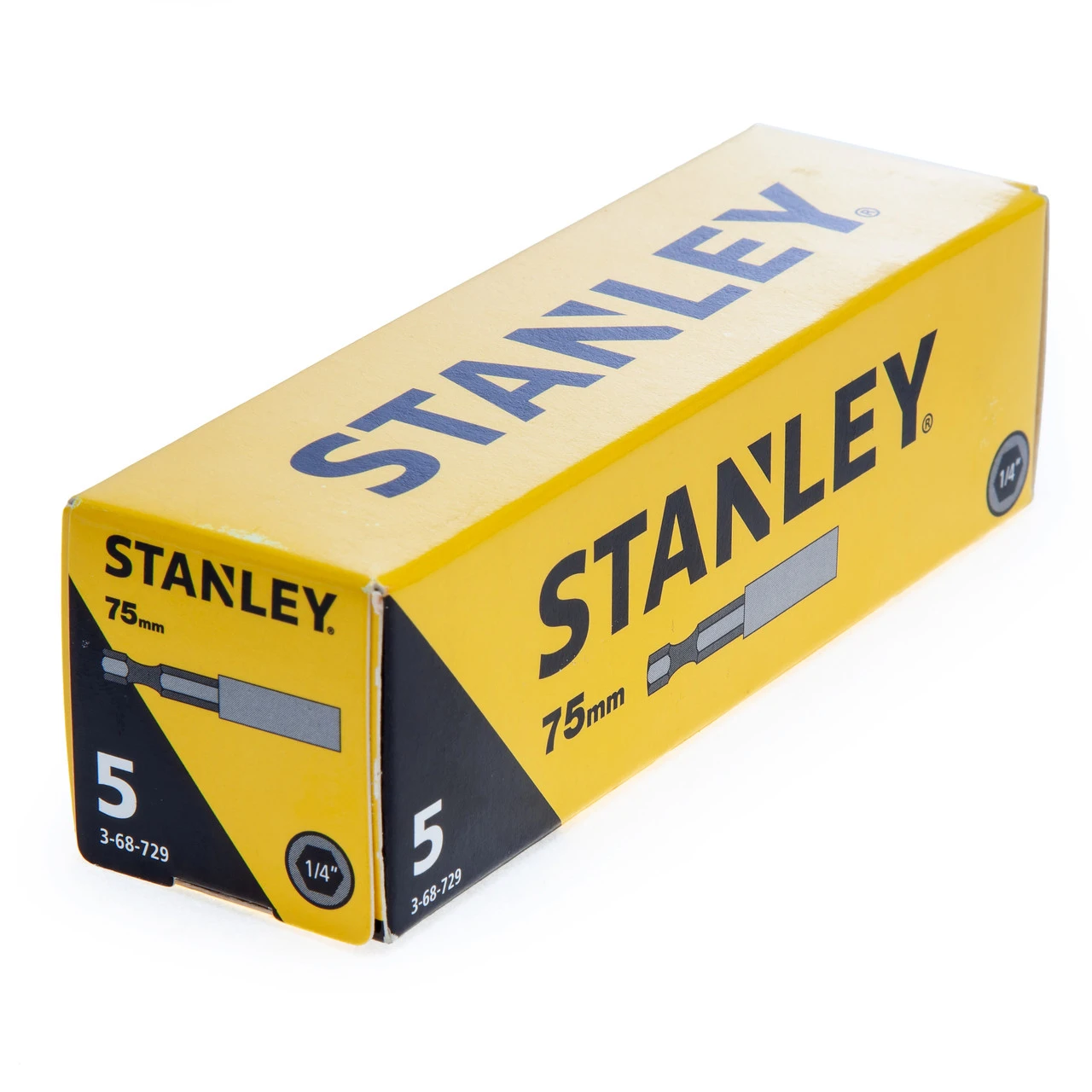 Stanley 3-68-729 Magnetic Bit Holder 1/4in X 75mm (Pack Of 5) 4 Stanley 3-68-729 Magnetic Bit Holder 1/4in X 75mm (Pack Of 5) - Image 2