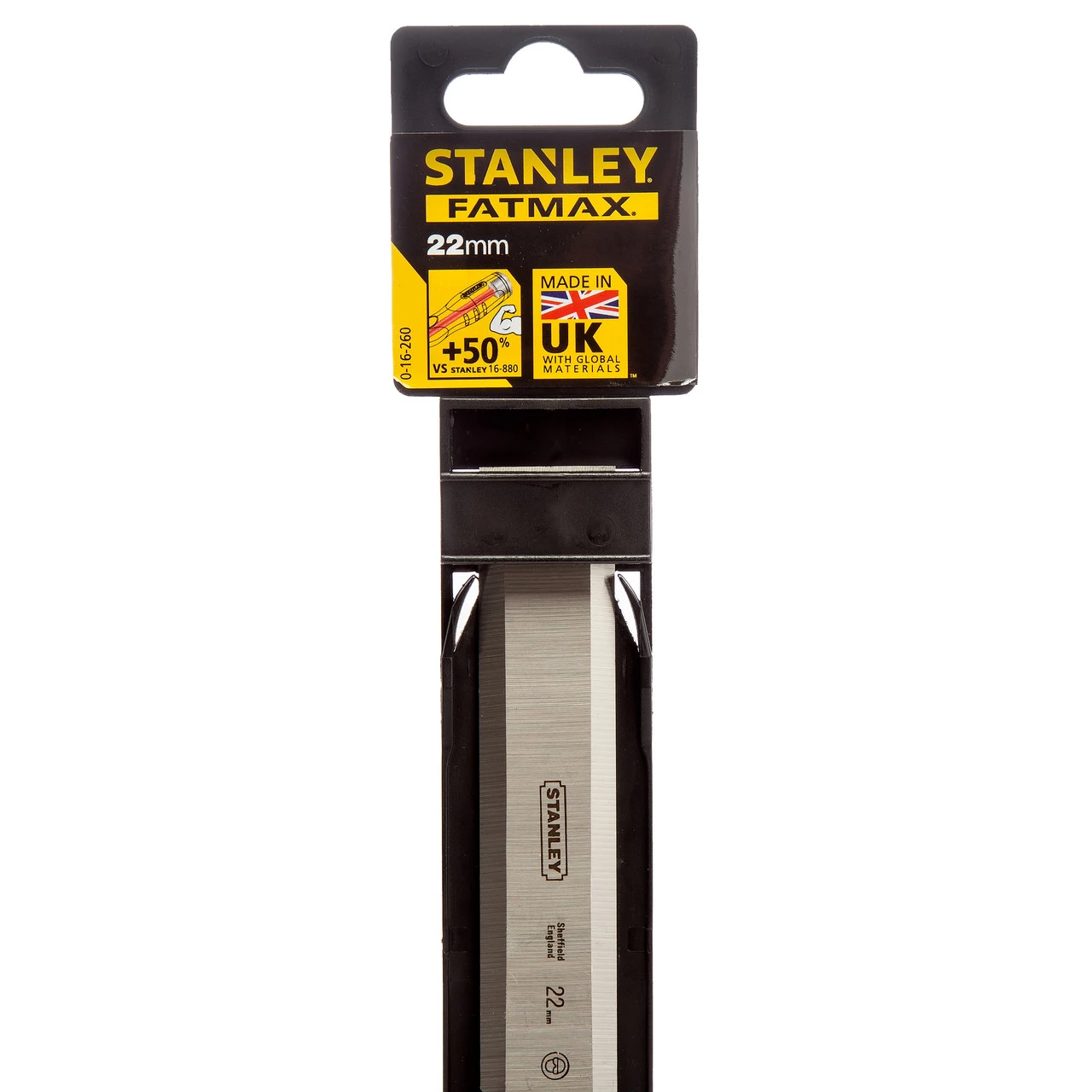 Stanley 0-16-260 FatMax Thru Tang Wood Chisel 22mm 4 Stanley 0-16-260 FatMax Thru Tang Wood Chisel 22mm - Image 2