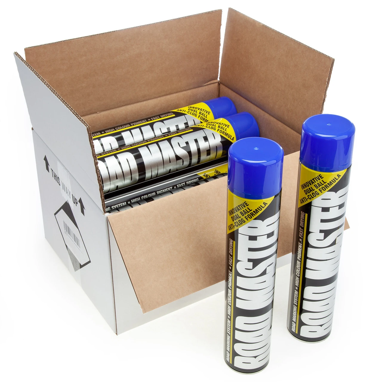 Roadmaster AARO03 Line Marking Paint In Blue 750ml (Box Of 12) 3 Roadmaster AARO03 Line Marking Paint In Blue 750ml (Box Of 12)