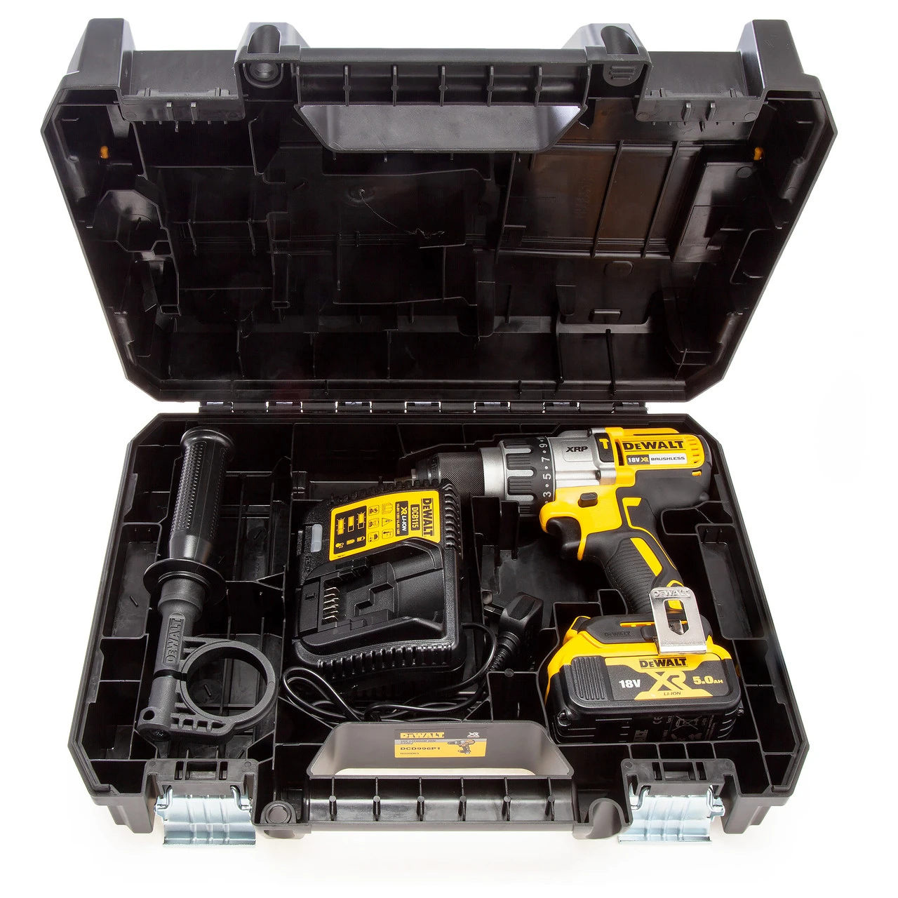 Dewalt DCD996P1 18V XR Brushless Combi Drill (1 X 5.0Ah Battery) In TStak Case 5 Dewalt DCD996P1 18V XR Brushless Combi Drill (1 X 5.0Ah Battery) In TStak Case - Image 3