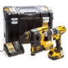 Dewalt DCK207P2T 18V XR SDS Plus Hammer & Combi Drill Twin Pack (2 X 5.0Ah Batteries) In TSTAK Box -Optimal Tool Store file input 1670233241927 81047.1670233245