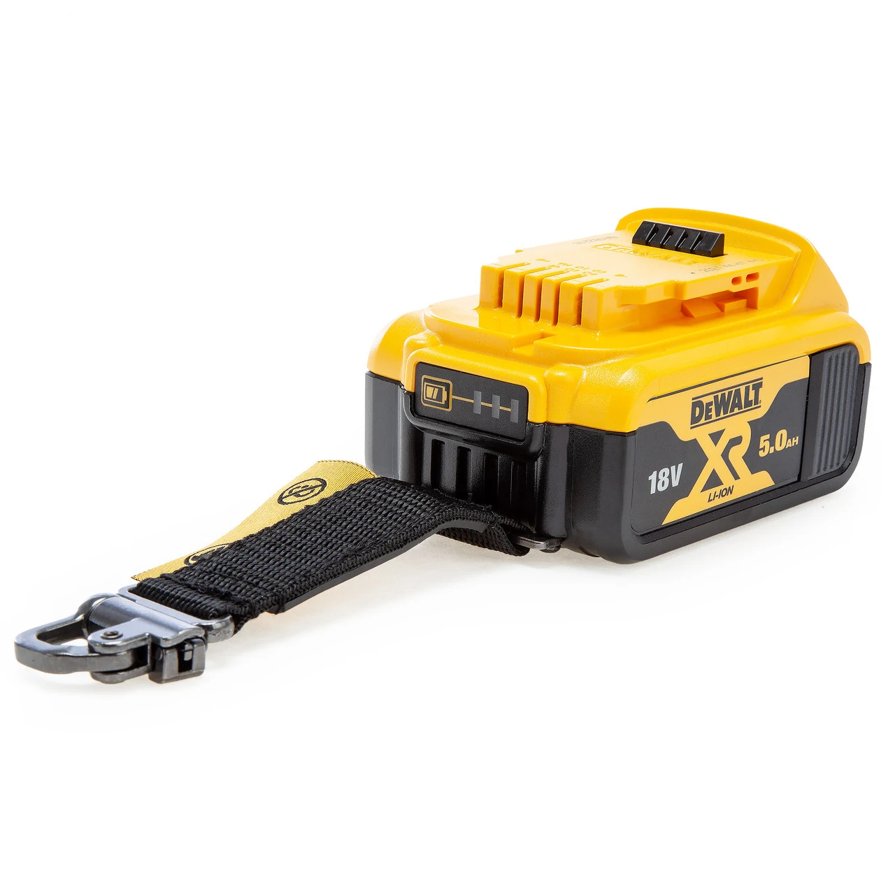 Dewalt DCB184LR 18V XR 5.0Ah Li-ion Battery - Lanyard Ready 3 Dewalt DCB184LR 18V XR 5.0Ah Li-ion Battery - Lanyard Ready