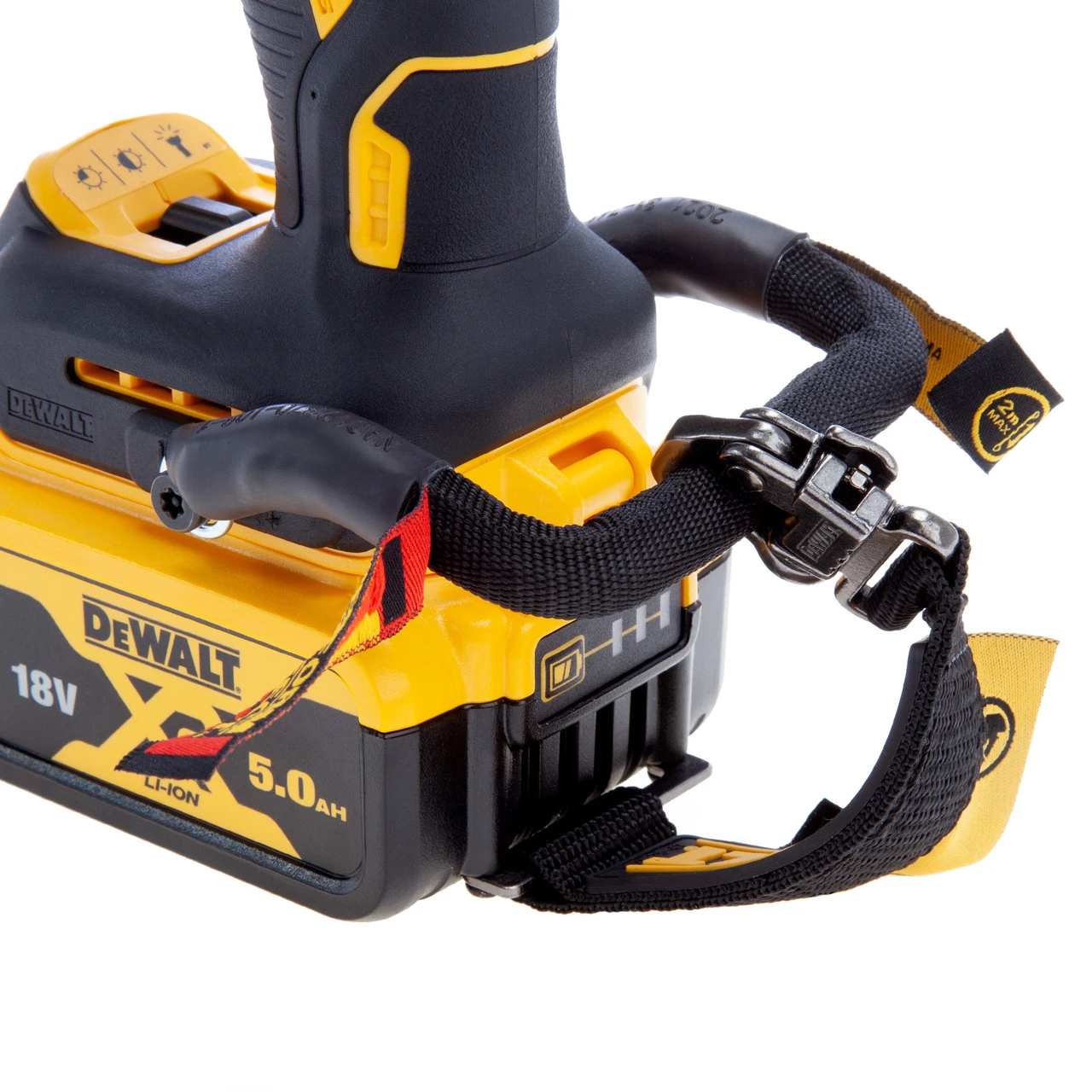 Dewalt DCB184LR 18V XR 5.0Ah Li-ion Battery - Lanyard Ready 7 Dewalt DCB184LR 18V XR 5.0Ah Li-ion Battery - Lanyard Ready - Image 5