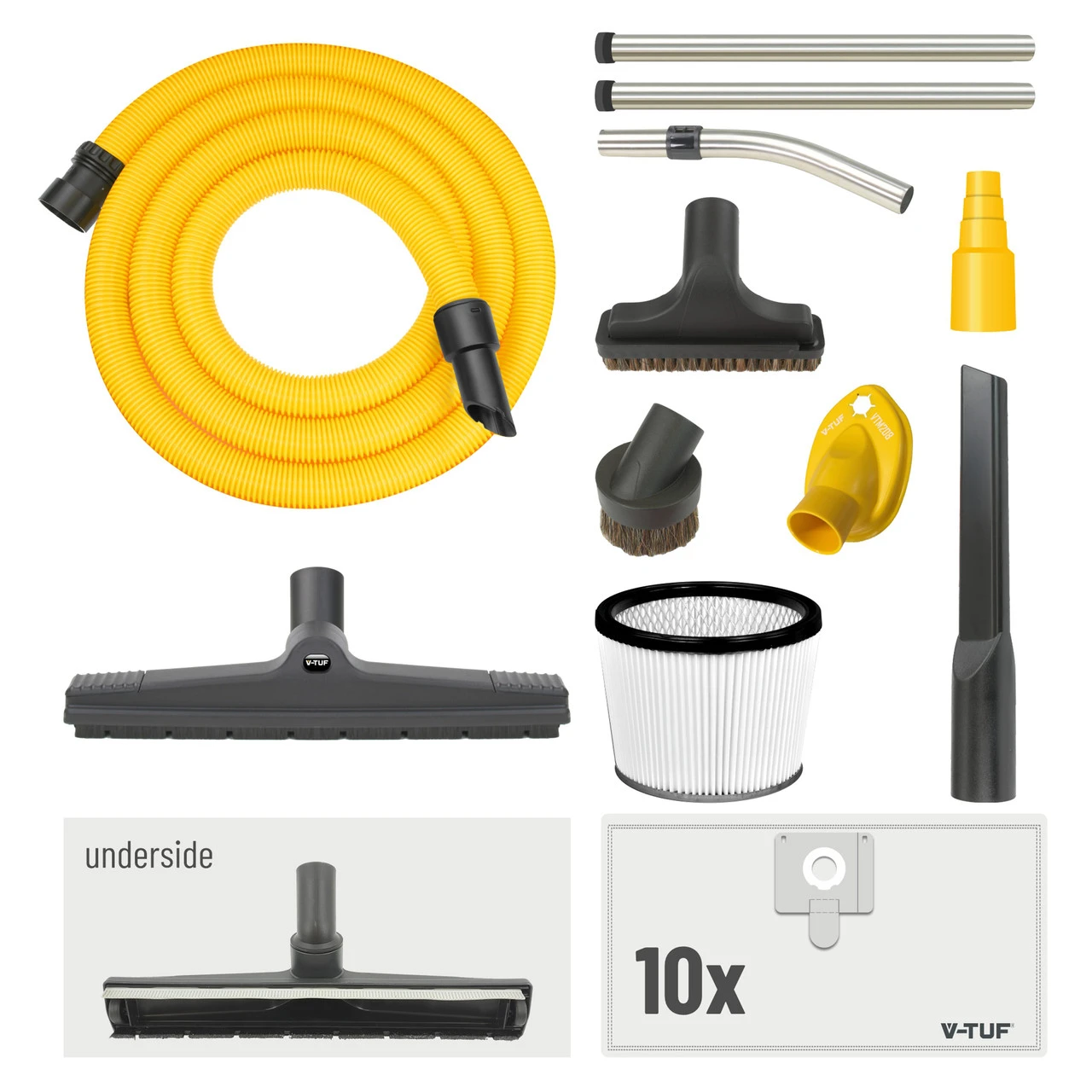 V-TUF STACKVAC Syncro Wet & Dry M Class Dust Extractor 30L (240V) 4 V-TUF STACKVAC Syncro Wet & Dry M Class Dust Extractor 30L (240V) - Image 2