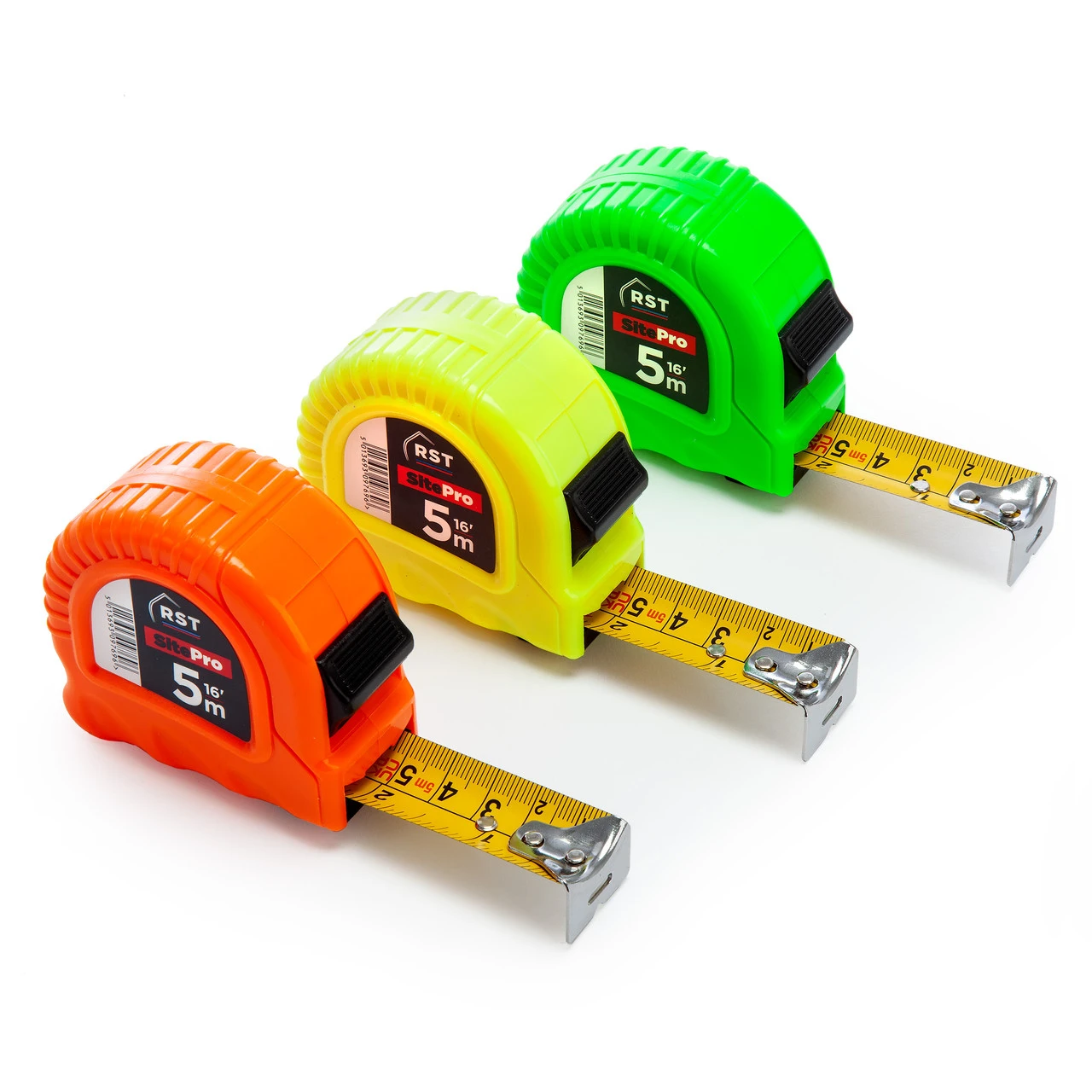 RST RSTDIS50 Metric/Imperial SitePro Hi-Viz Measuring Tapes 5m/16ft (Box Of 12) 4 RST RSTDIS50 Metric/Imperial SitePro Hi-Viz Measuring Tapes 5m/16ft (Box Of 12) - Image 2