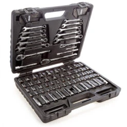 Laser 3500 Metric/Imperial Socket & Spanner Set In Case (89 Piece)