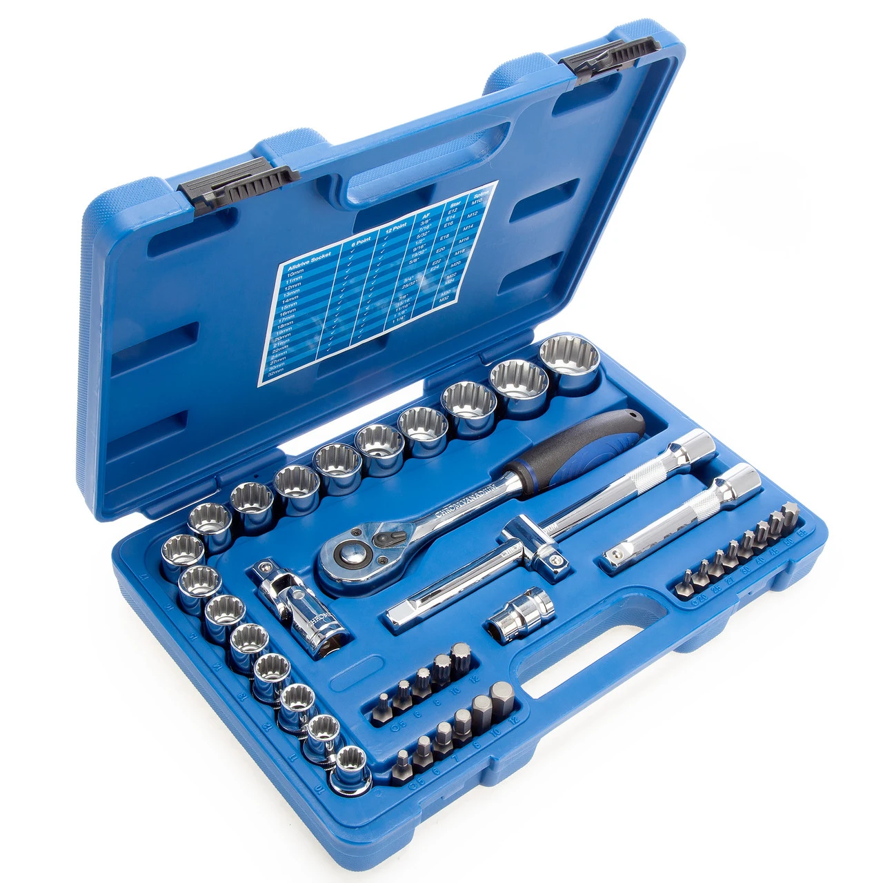 Laser 3571 Alldrive Socket & Bit Set 1/2" Drive In Case (42 Piece) 3 Laser 3571 Alldrive Socket & Bit Set 1/2" Drive In Case (42 Piece)