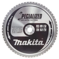 Makita B-33439 Specialized Circular Saw Blade For Metal Cutting 305mm X 25.4mm X 60T